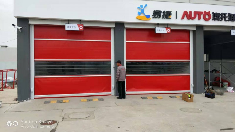 快速門廠家洗車房隔離門車庫(kù)速通門18002006510天津科曼斯門業(yè)
