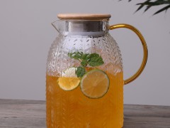 家用錘紋冷水壺防爆耐熱高溫玻璃涼水壺涼開(kāi)水杯子大容量茶壺套裝 (344播放)