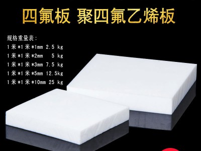 聚四氟乙烯板廠(chǎng)家，5厚聚四氟乙烯板