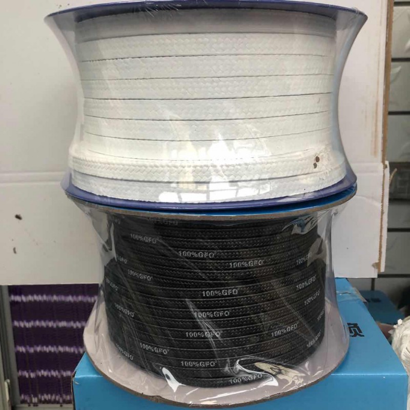 黑白四氟盤根，鎳絲石墨盤根廠家